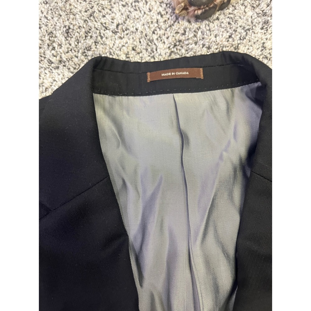 Peter Millar‎ Men's Black Blazer Jacket Business Casual Formal Suit Coat 44R - Picture 3 of 10